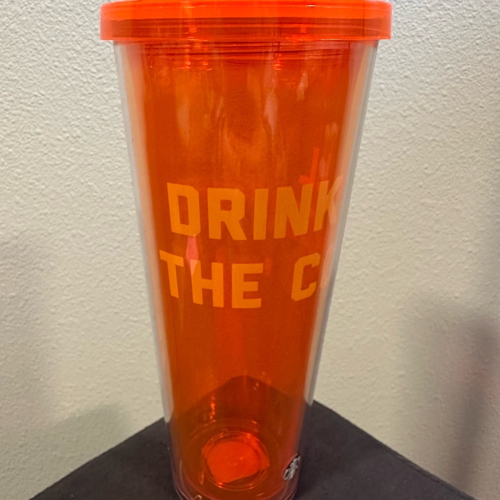 NWT RARE Starbucks Orange Venti Tumbler